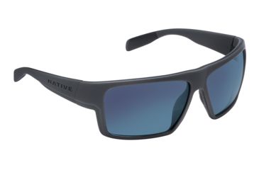 Image of Native Eyewear Eldo, Granite / Matte Black / Granite Frame, Blue Reflex, 177 905 526