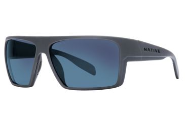 Image of Native Eyewear Eldo, Granite / Matte Black / Granite Frame, Blue Reflex, 177 905 526