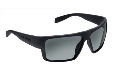 Image of Native Eyewear Eldo, Matte Black / Dark Gray / Matte Black Frame, Gray , 177 902 523