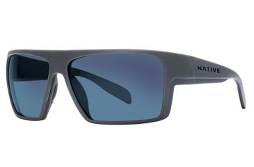 Image of Native Eyewear Eldo Sunglasses,Granite/Asphalt/ Granite Frame,Blue Reflex Lens,Polarized,177 905 526