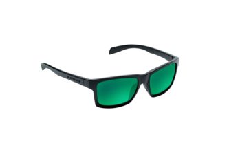 Image of Native Eyewear Flatirons, Matte Black Frame, Green Reflex Lens, 172 302 529