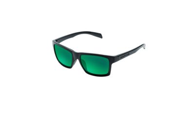 Image of Native Eyewear Flatirons, Matte Black Frame, Green Reflex Lens, 172 302 529