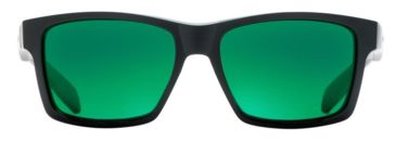 Image of Native Eyewear Flatirons Sunglasses,Asphalt Frame,Green Reflex Lens,Polarized,172 302 529