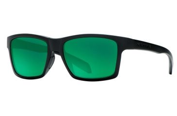 Image of Native Eyewear Flatirons Sunglasses,Asphalt Frame,Green Reflex Lens,Polarized,172 302 529