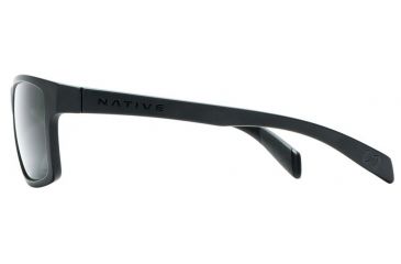 Image of Native Eyewear Flatirons Sunglasses,Asphalt Frame,Gray Lens,Polarized,172 302 523