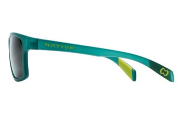 Image of Native Eyewear Flatirons Sunglasses,Evergreen Frost Frame,Gray Lens,Polarized,172 393 523