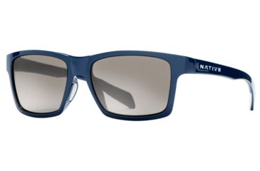 Image of Native Eyewear Flatirons Sunglasses,Midnight Frame,Silver Reflex Lens,Polarized,172 386 528