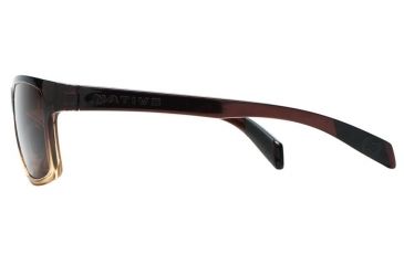 Image of Native Eyewear Flatirons Sunglasses,Stout Fade Frame,Brown Lens,Polarized,172 383 524
