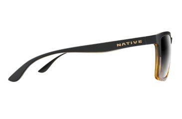 Image of Native Eyewear Four Corners, Matte Black / Tort Frame, Gray Lens, 198 924 523