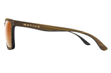 Image of Native Eyewear Four Corners, Wood Frame, Bronze Reflex Lens, 198 903 527
