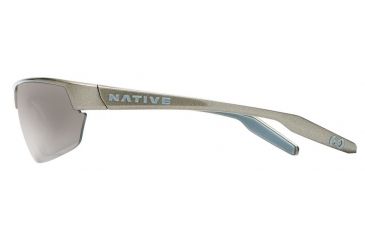 Image of Native Eyewear Hardtop Ultra Sunglasses,Gunmetal Frame,Silver Reflex Lens,Polarized,171 347 528