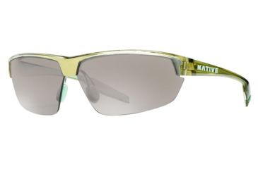 Image of Native Eyewear Hardtop Ultra Sunglasses,Metallic Fern Frame,Silver Reflex Lens,Polarized,171 391 528