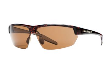 Image of Native Eyewear Hardtop Ultra Sunglasses,Maple Tort Frame,Brown Lens,Polarized,171 342 524