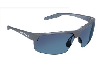 Image of Native Eyewear Hardtop Ultra XP, Granite Frame, Blue Reflex Lens, 182 911 526