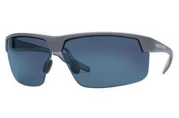 Image of Native Eyewear Hardtop Ultra XP, Granite Frame, Blue Reflex Lens, 182 911 526
