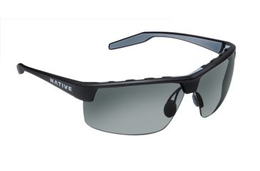 Image of Native Eyewear Hardtop Ultra XP, Matte Black Frame, Gray Lens, 182 302 523