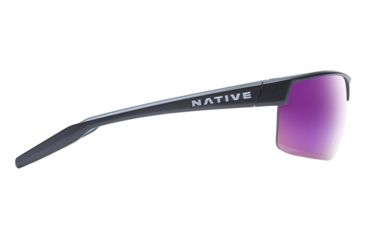 Image of Native Eyewear Hardtop Ultra XP, Matte Black Frame, Violet Reflex Lens, 182 302 531