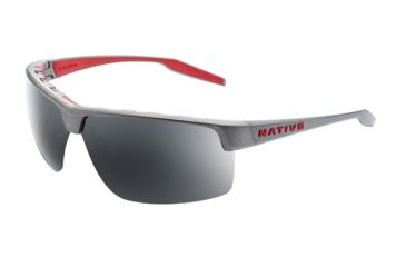 Image of Native Eyewear Hardtop Ultra XP, Platinum Frame, Gray Lens, 182 603 523
