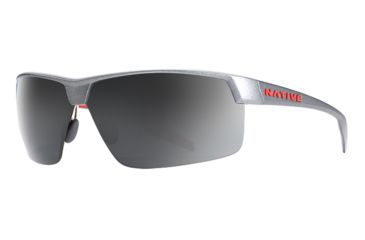 Image of Native Eyewear Hardtop Ultra XP, Platinum Frame, Gray Lens, 182 603 523
