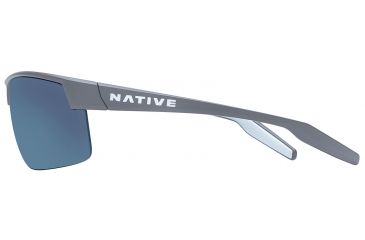 Image of Native Eyewear Hardtop Ultra XP Sunglasses,Granite Frame,Blue Reflex Lens,Polarized,182 911 526