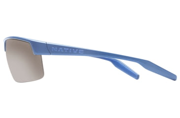 Image of Native Eyewear Hardtop Ultra XP Sunglasses,Steel Blue Frame,Silver Reflex Gray Lens,Polarized,182 304 528
