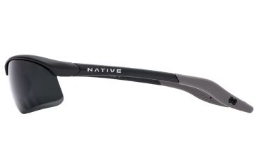 Image of Native Eyewear Hardtop XP Sunglasses, Charcoal Frame, Gray Lens, Polarized, 120 348 502