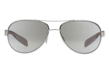 Image of Native Eyewear Haskill Sunglasses, Chrome/Maple Tort/Light Grey Frame, Silver Reflex Lens, Polarized, 164 378 528