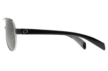 Image of Native Eyewear Haskill Sunglasses, Chrome/Iron/Gray Frame, Gray Lens, Polarized, 164 377 523