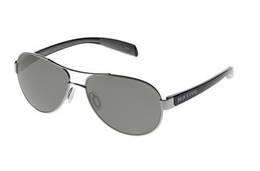 Image of Native Eyewear Haskill Sunglasses,Chrome/Iron/Gray Frame,Gray Lens,Polarized,164 377 523