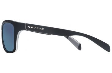 Image of Native Eyewear Penrose Sunglasses,Asphalt/Crystal/Crystal Frame,Blue Reflex Gray Lens,Polarized,179 907 526