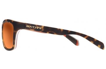 Image of Native Eyewear Penrose Sunglasses,Desert Tort/Beige/Orange Frame,Bronze Reflex Brown Lens,Polarized,179 906 527