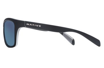 Image of Native Eyewear Penrose Sunglasses,Asphalt/Crystal/Crystal Frame,Blue Reflex Gray Lens,Polarized,179 907 526