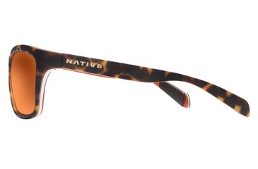 Image of Native Eyewear Penrose Sunglasses,Desert Tort/Beige/Orange Frame,Bronze Reflex Brown Lens,Polarized,179 906 527