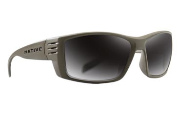 Image of Native Eyewear Raghorn, Desert Tan Frame, Gray Lens, 199 936 523
