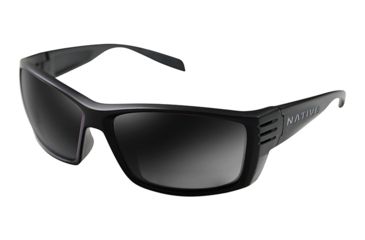 Image of Native Eyewear Raghorn, Matte Black Frame, Gray Lens, 199 302 523