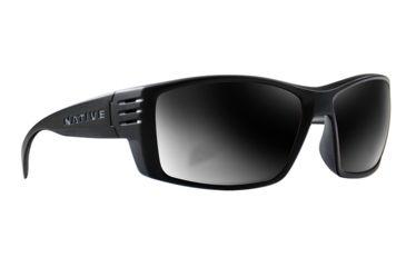 Image of Native Eyewear Raghorn, Matte Black Frame, Gray Lens, 199 302 523