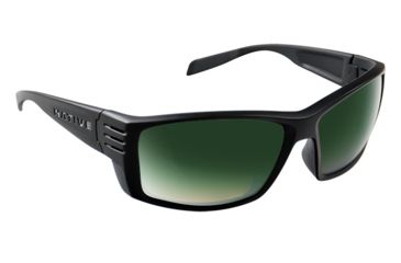 Image of Native Eyewear Raghorn, Matte Black Frame, Green Reflex Lens, 199 302 529