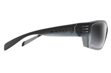 Image of Native Eyewear Raghorn, Smoke Fade Frame, Silver Reflex Lens, 199 327 528