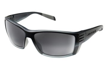 Image of Native Eyewear Raghorn, Smoke Fade Frame, Silver Reflex Lens, 199 327 528