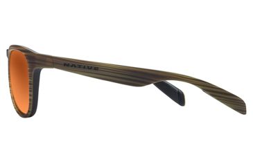 Image of Native Eyewear Sanitas Sunglasses,Wood/Black Frame,Bronze Reflex Brown Lens,Polarized,180 903 527