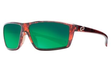 Image of Native Eyewear Sidecar Sunglasses,Maple Tort Frame,Green Reflex Lens,Polarized,158 342 529