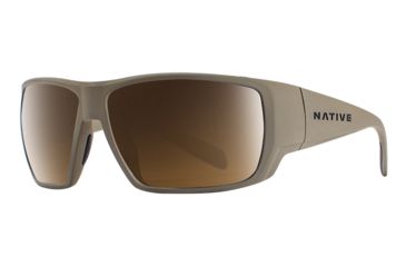 Image of Native Eyewear Sightcaster Bifocal Prescription Sunglasses, Desert Tan Frame, Polarized, 183 936 524BI