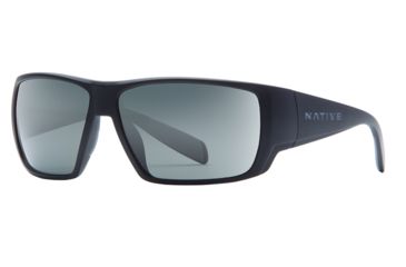 Image of Native Eyewear Sightcaster Bifocal Prescription Sunglasses, Matte Black Frame, Polarized, 183 302 523BI