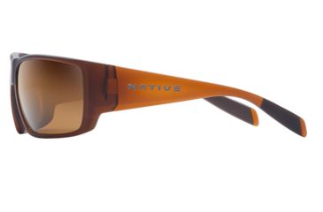 Image of Native Eyewear Sightcaster Bifocal Prescription Sunglasses, Matte Brown Crystal Frame, Polarized, 183 913 524BI