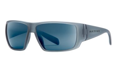 Image of Native Eyewear Sightcaster Bifocal Prescription Sunglasses, Matte Smoke Crystal Frame, Polarized, 183 349 526BI