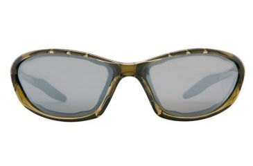 Image of Native Eyewear Silencer Sunglasses, Moss Frame, Silver Reflex Gray Lens, Polarized, 115 356 521