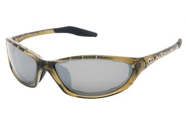 Image of Native Eyewear Silencer Sunglasses, Moss Frame, Silver Reflex Gray Lens, Polarized, 115 356 521