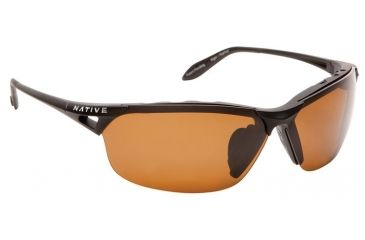 Image of Native Eyewear Vigor Sunglasses, Asphalt Frame, Brown Lens, Polarized, 139 302 515