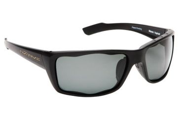 Image of Native Eyewear Wazee Sunglasses, Asphalt Frame, Gray Lens, Polarized, 135 302 502