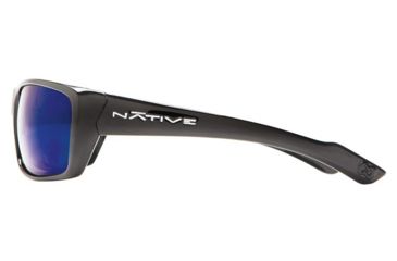 Image of Native Eyewear Wazee Sunglasses, Iron Frame, Blue Reflex Gray Lens, Polarized, 135 300 519